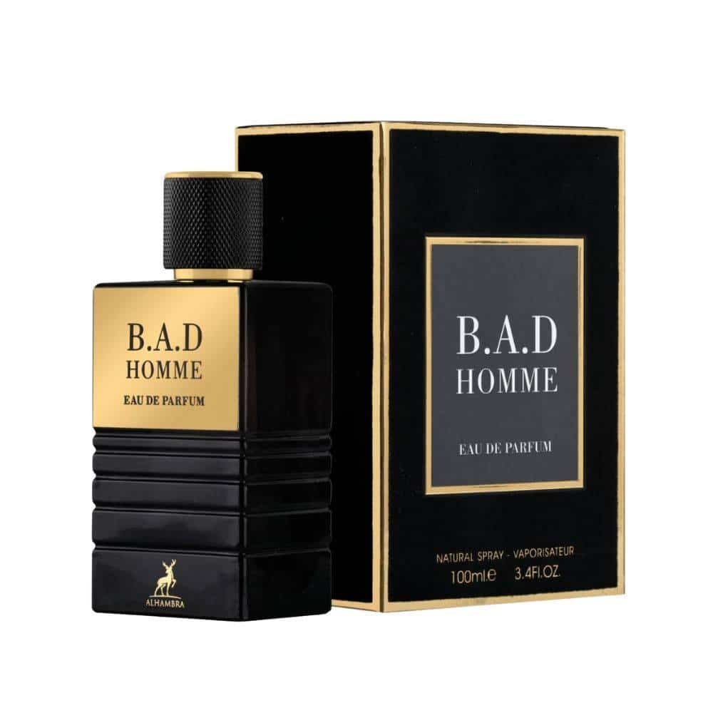 B.A.D Homme By Maison Alhambra בהשראת Bad Boy Carolina Herrera בושם לגבר | 100 מ"ל E.D.P
