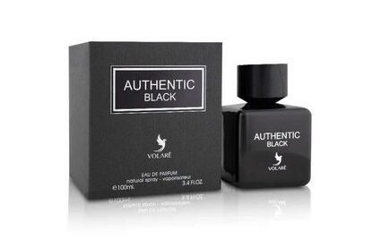 Authentic Black by Volare בהשראת Lalique Encre Noire Pour Homme בושם לגבר | 100 מ"ל E.D.P