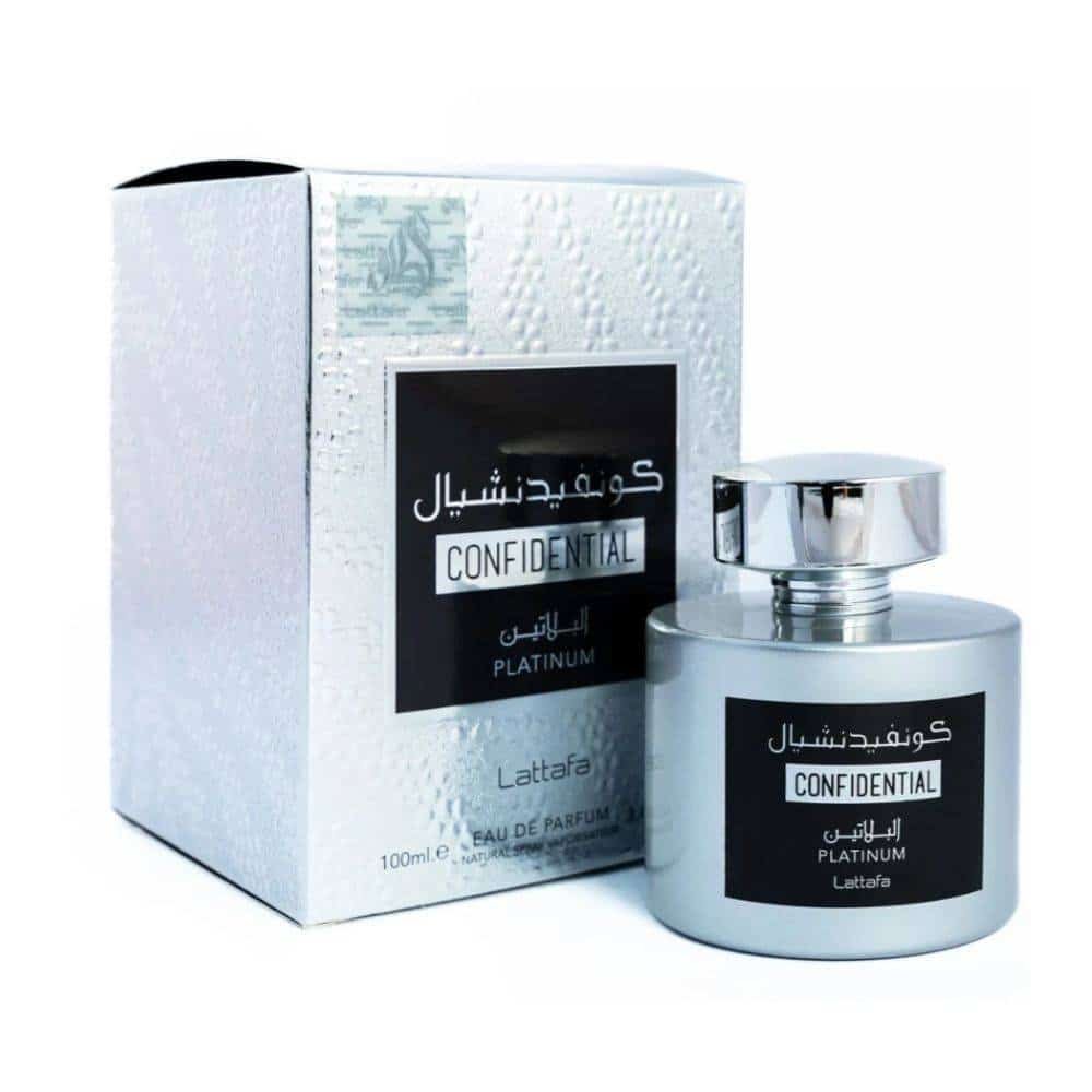 Confidential Platinum by Lattafa בושם לגבר | 100 מ"ל E.D.P