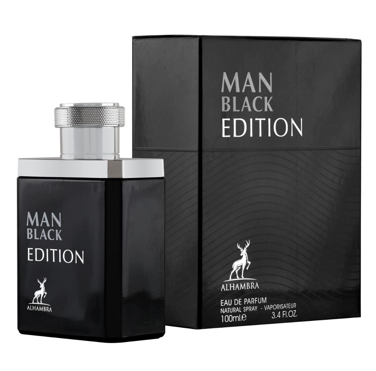 Man Black Edition Maison Alhambra בהשראת Montblanc Legend בושם לגבר | 100 מ"ל E.D.P