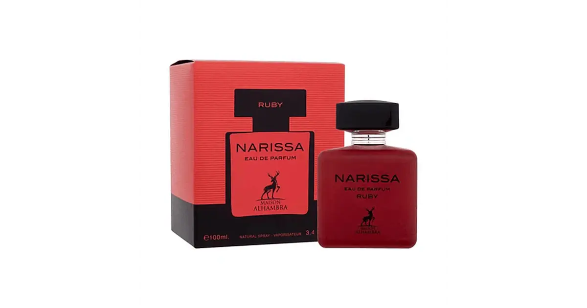 Narissa Ruby by Maison Alhambra בהשראת Narciso Rodriguez Rouge בושם לאישה | 100 מ"ל E.D.P