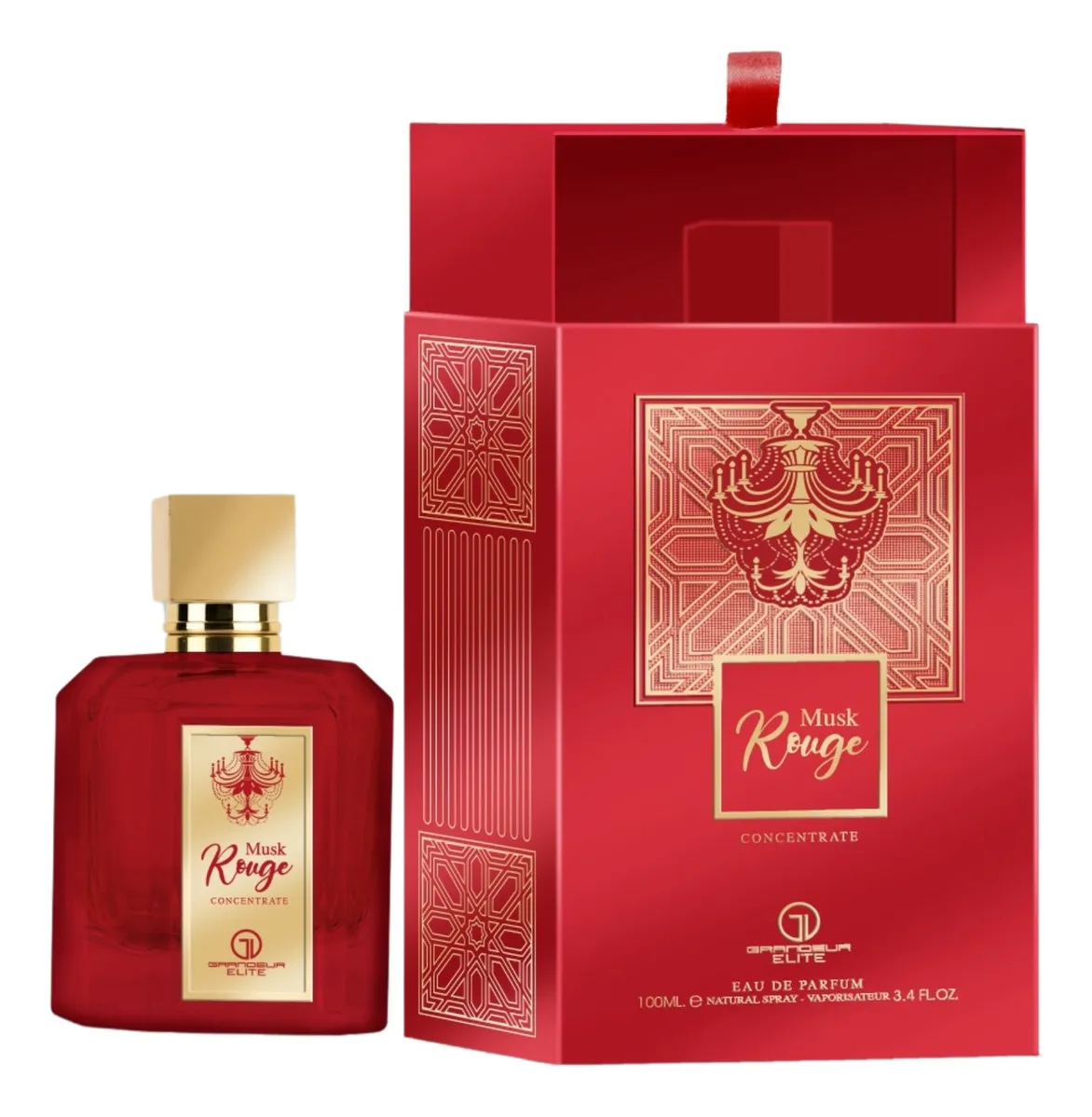 Musk Rouge Concentrate Grandeur בהשראת baccarat rouge 540 Extrait maison francis kurkdjian בושם יוניסקס | 100 מ"ל E.D.P