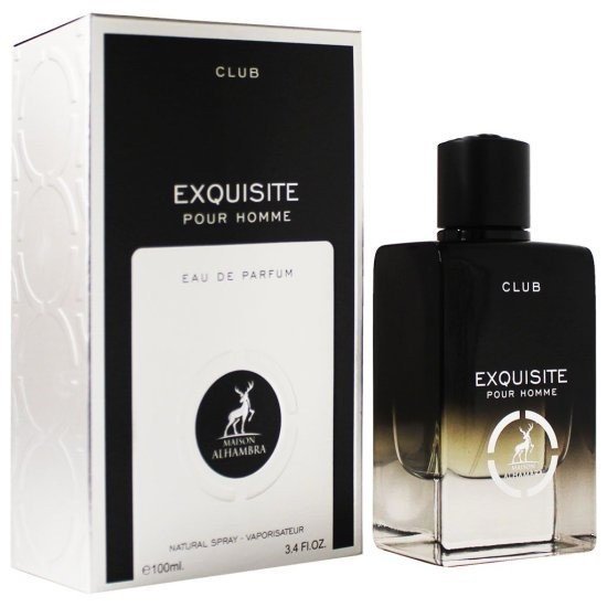 Exquisite Club Pour Homme by Maison Alhambra בהשראת Gentleman Society Givenchy בושם לגבר | 100 מ"ל E.D.P