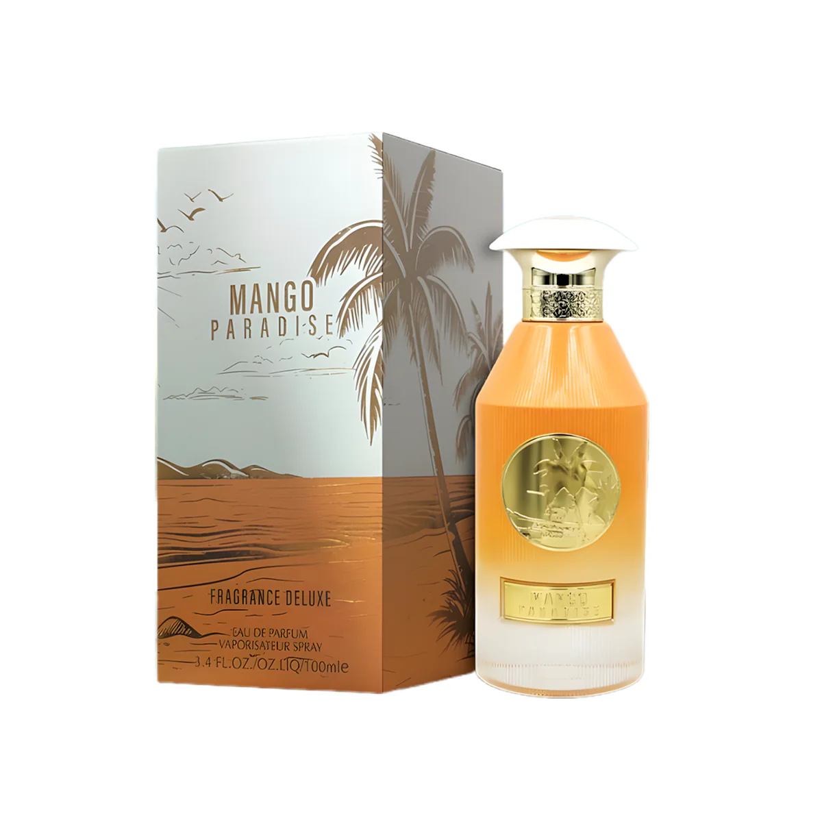 Mango Paradise Fragrance Deluxe בהשראת Soleil de Jeddah Mango Kiss Stéphane Humbert Lucas 777 בושם יוניסקס | 100 מ"ל E.D.P