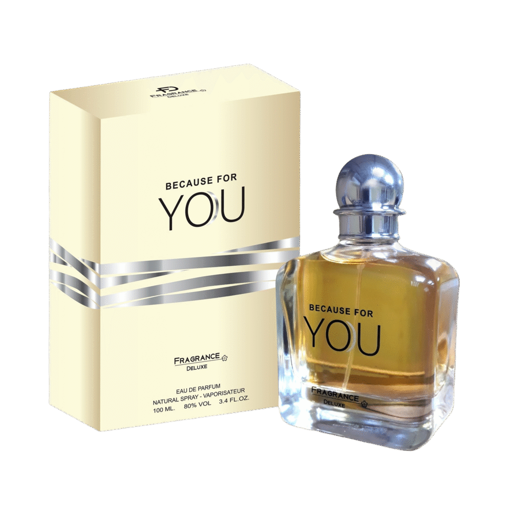 Because For You Fragrance Deluxe בהשראת Emporio Armani Because It's You בושם לאישה | 100 מ"ל E.D.P