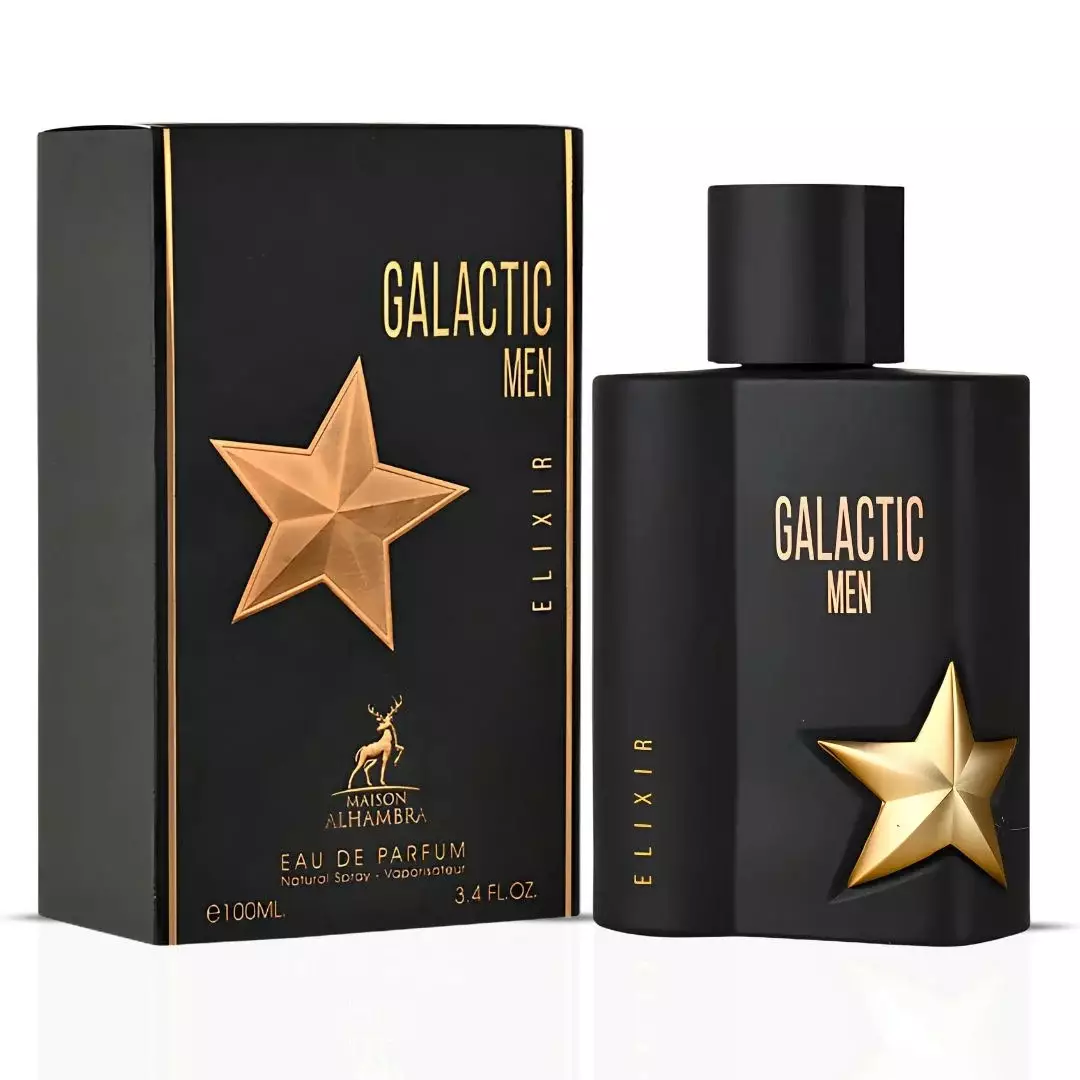 Galactic Men Elixir Maison Alhambra בהשראת A*Men Pure Malt Thierry Mugler בושם לגבר | 100 מ"ל E.D.P