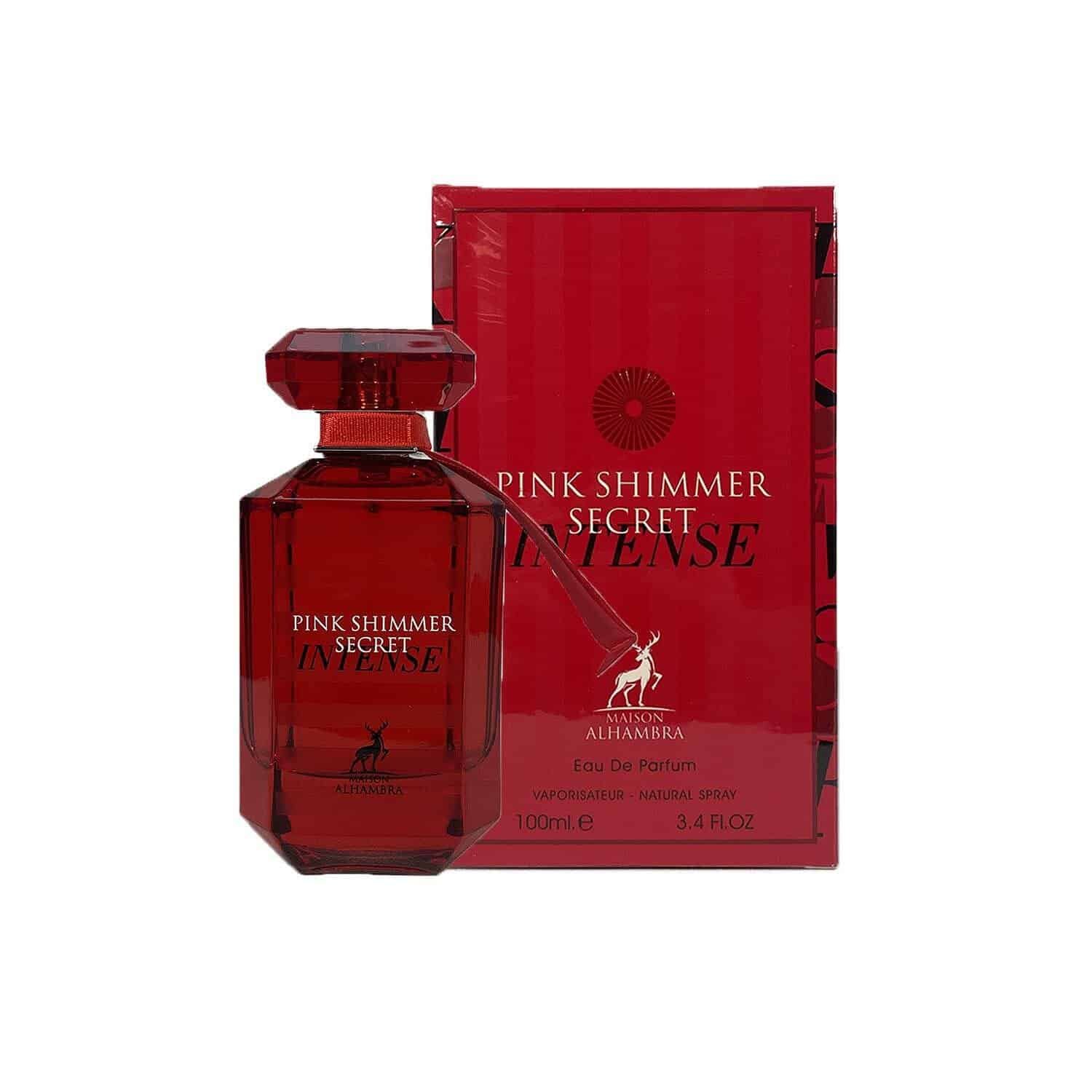 Pink Shimmer Secret Intense By Maison Alhambra בהשראת Bombshell Intense By Victoria's Secret בושם לאישה | 100 מ"ל E.D.P