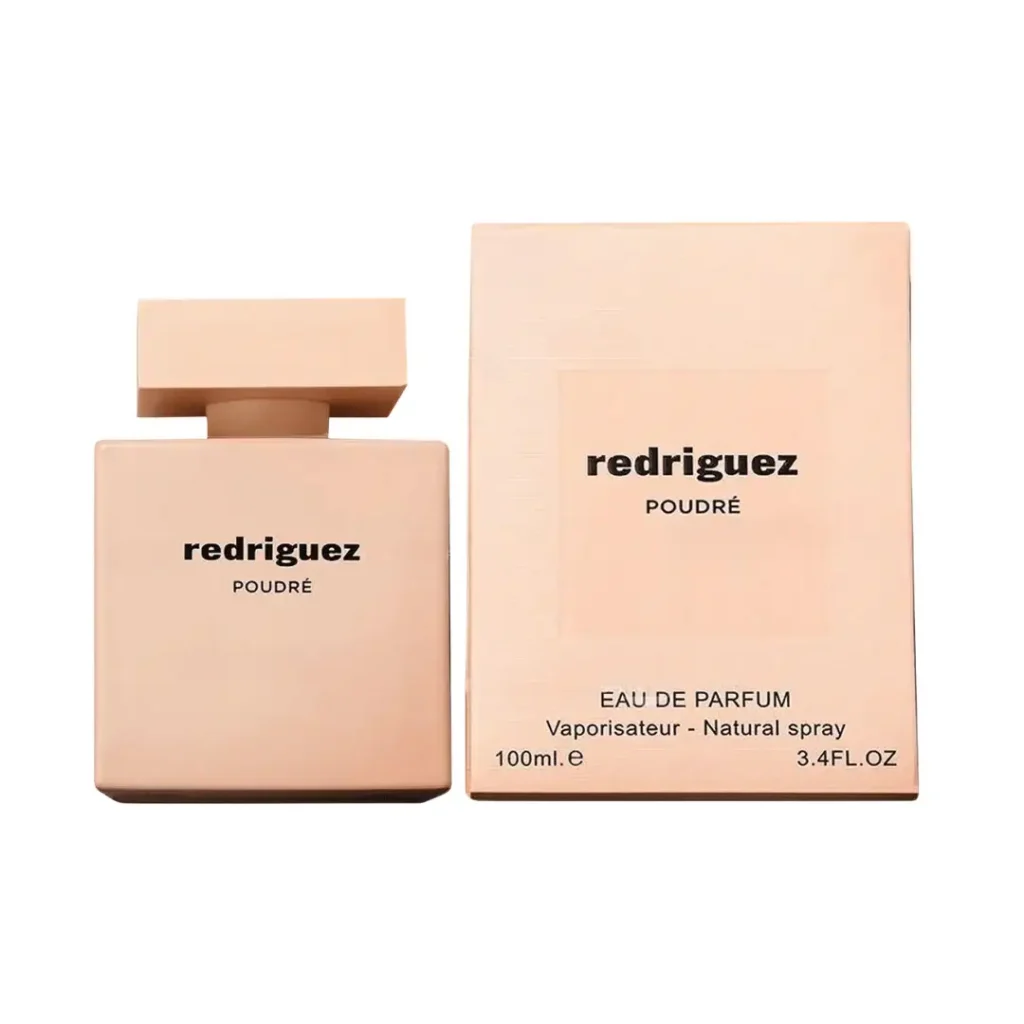 Redriguez Poudre Fragrance World בהשראת Narciso Rodriguez Poudree בושם לאישה | 100 מ"ל E.D.P