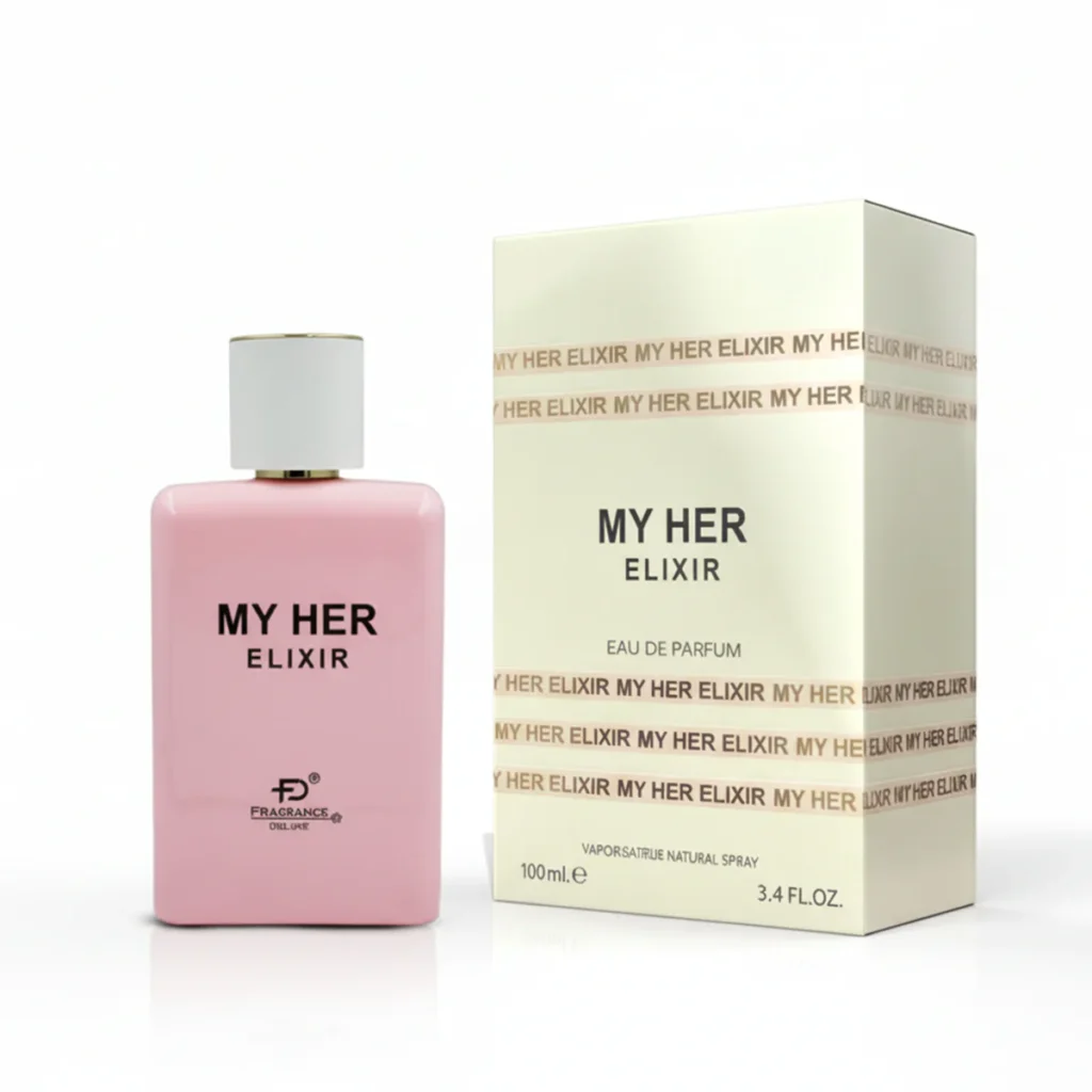 My Her Elixir Fragrance Deluxe בהשראת Burberry Her Elixir בושם לאישה | 100 מ"ל E.D.P