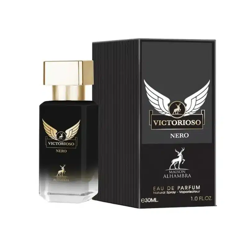 Victorioso Nero Maison Alhambra בהשראת Invictus Victory Paco Rabanne בושם לגבר | 30 מ"ל E.D.P