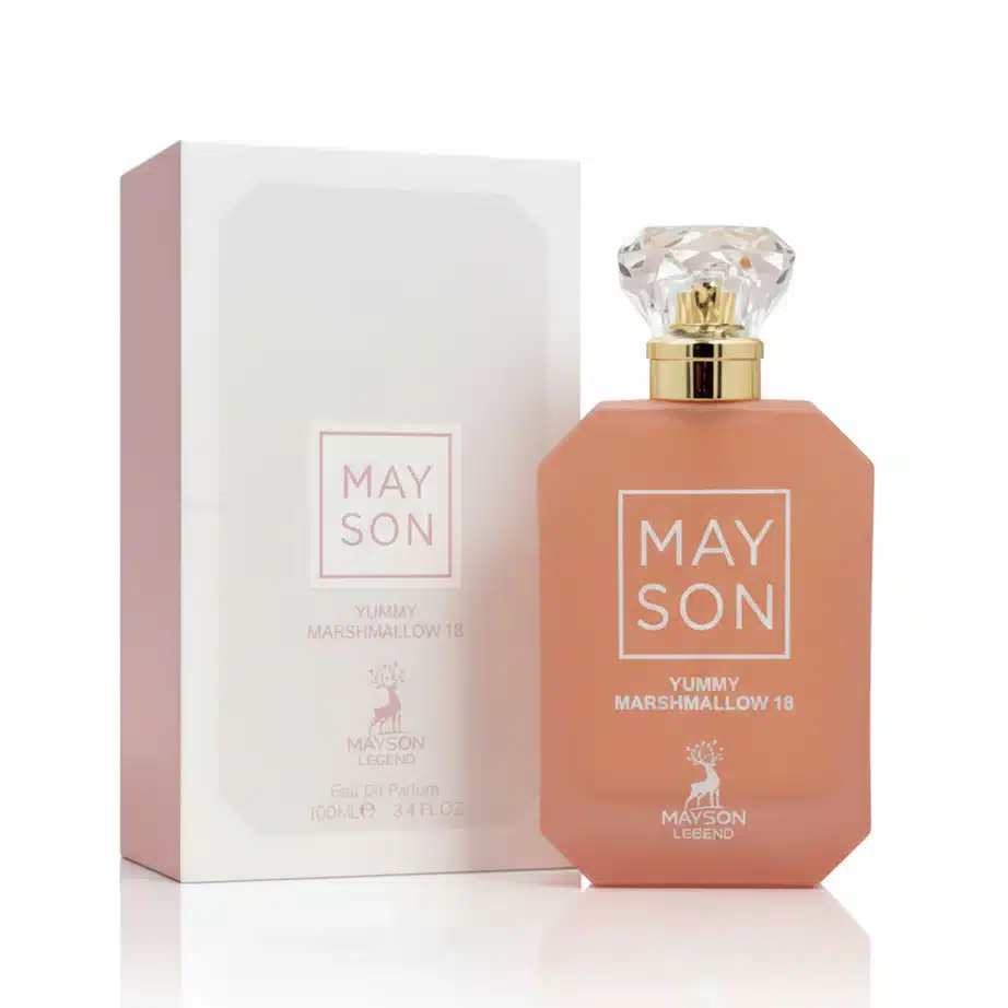 Mayson Yummy Marshmallow 18 Mayson Legend בהשראת Kayali Boujee Marshmallow 81 בושם יוניסקס | 100 מ"ל E.D.P