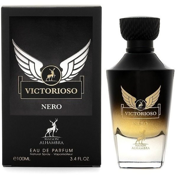 Victorioso Nero Maison Alhambra בהשראת Invictus Victory Paco Rabanne בושם לגבר | 100 מ"ל E.D.P