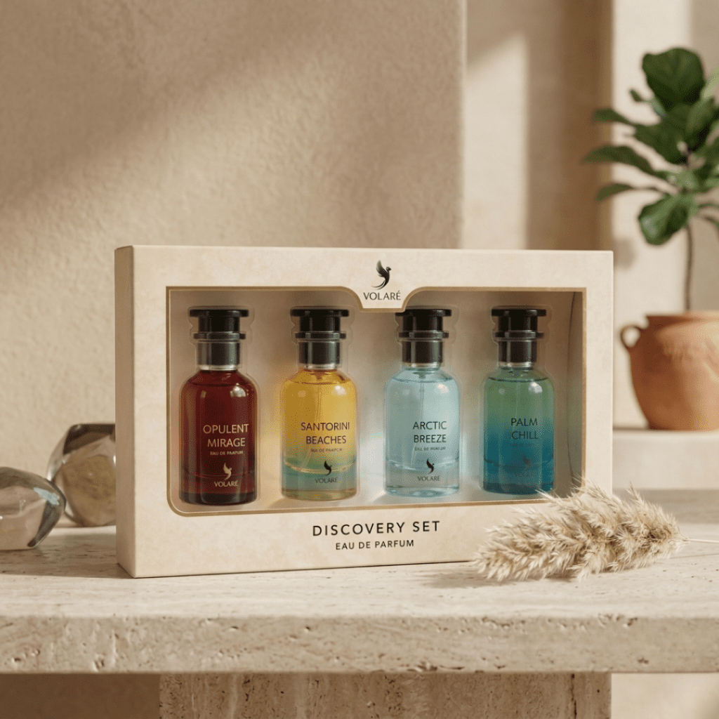 Discovery set Volare סט 4 בשמים בהשראת לואי ויטון יוניסקס 25X4 מ"ל | 100 מ''ל E.D.P