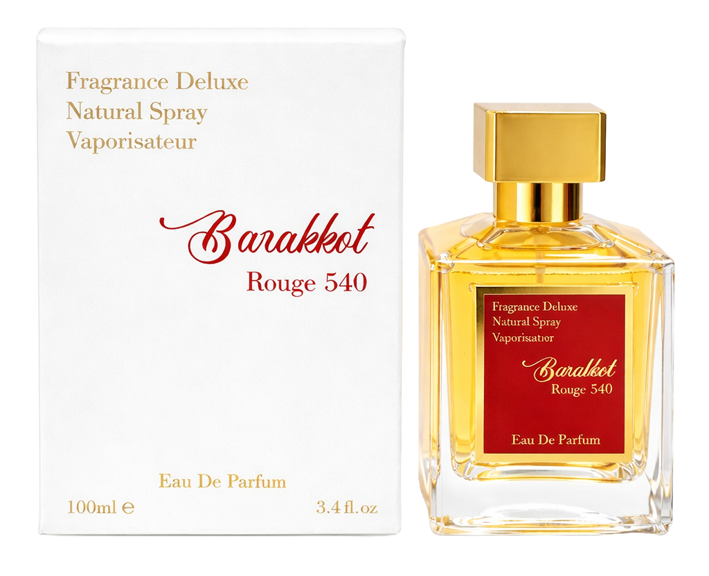 Barakkat Rouge 540 Fragrance Deluxe בהשראת baccarat rouge 540 maison francis kurkdjian בושם יוניסקס | 100 מ"ל E.D.P