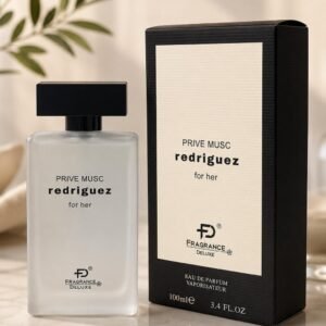 Prive Musc Redriguez Fragrance Deluxe בהשראת Narciso Rodriguez Pure Musc בושם לאישה | 100 מ"ל E.D.P